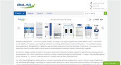 Desktop Screenshot of biolabscientific.com